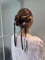 サロンモゴオオツカ(SALON MOGO OTSUKA)&nbsp;結婚式/推し活/普段のお出かけに◎リボン風カチモリアレンジ