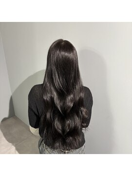 ノー バイ イオエ 西梅田(no. by ioe) ブリーチなしカラー/髪質改善/ミルクティーベージュ/小顔へア