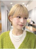 大人ショートカットマッシュショートくびれショートボブ表参道