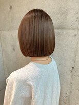 ロンドミラー 博多店(Lond Mirror) イメチェンヘアスタイルピンクベージュ前髪カタログ博多学割ボブ