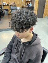 アディクト オム(ADDICT HOMME) 縦落ち波巻きパーマ