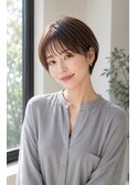 ショートカット/ショートヘア/ショートボブ/30代40代50代