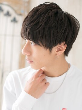 モッズヘア メン 南越谷南口店(mod's hair men) 20代30代社会人ダークブラウンメンズパーマ就活ショートa1南越谷