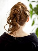 ハーフアップ☆ヘアセット☆B