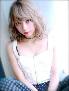 バース(BIRTH) 天神【ＢＩＲＴＨ】伸ばしかけボブ×無造作カール