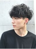 一押しショートマッシュ×セミウェットなアンニュイパーマ