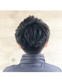 無造作束感ショート 王道ツーブロック