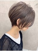 30、40代にオススメ☆イルミナカラー×前髪なしショート★
