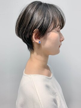 テトヘアー(teto hair) short(マッシュショート、暗髪、濃いグレー)