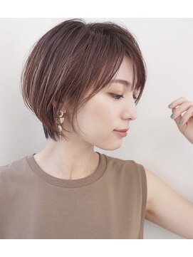 ミチオ ノザワ ヘアサロン ギンザ(Michio Nozawa HAIR SALON Ginza) 似合わせカット×耳かけくびれショート【瀧上丈司】