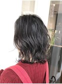 伸ばしかけが可愛い!!伸ばしかけ女子の波打ちロブ【BLAZE 大庭】