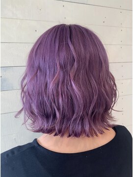 ルノン フィージュ(LUNON fieju) 【LUNON fieju】派手髪パープルカラー