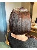 出産前/バッサリカット/式終わりカット/お手入れ簡単ボブ