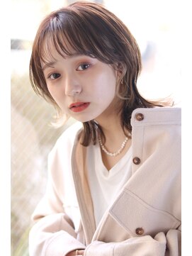 リップス デリコ(LIPS derico) 【LIPSderico/鈴木初穂】ミディアムレイヤー×シースルーバング