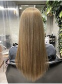 ハニーベージュ_ロングストレート