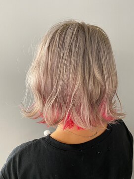 シエラ 心斎橋(CIERA.) CIERA.インナーカラー×ショッキングピンク