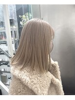 シェリ ヘアデザイン(CHERIE hair design) ●ホワイトベージュ