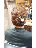 結婚式お呼ばれヘアセット♪