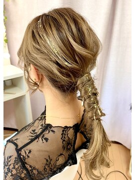 ジェネータ 新横浜店(GENETA) おしゃれローポニー【ヘアセット/新横浜】