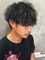 ザ マイル(The mile)&nbsp;束感ビジカジメンズカット ツーブロックマッシュパーマ