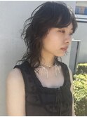 bibito ウルフパーマ くるくるパーマ ウェーブヘア