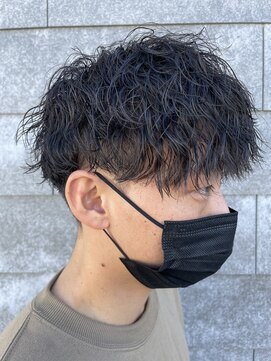 ニアウ 伊勢崎連取店(Niau) メンズマッシュツイストスパイラルパーマ