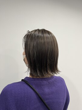 バトー バイ トリコ 船橋北口店(BATEAU by tricot) #ハイライト#オリーブベージュ#ボブ