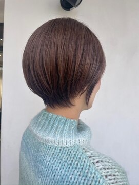 ヘアーメイクパウダー 天王寺寺田町店(Hair make powder) ★くびれショート小顔愛されグレージュカラー★30代40代50代60代