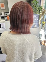 シャムオーツー 国分寺(CHAM:O2)&nbsp;ピンクブラウン/切りっぱなしボブ/外はね/イルミナカラー/美髪