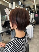 ブレス ヘアデザイン(BLESS hair design)&nbsp;大人かわいい小顔カット前髪ナチュラルショート美髪
