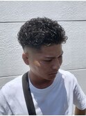 ＜ELMO. 兒玉＞スキンフェード オールバックパーマ