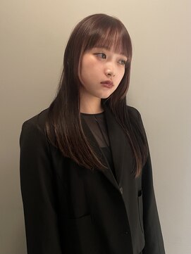 テテ ニコ(tete nico) 【ニラサキユウマ】艶髪ストレート×ロングレイヤー×暖色