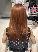 ストレートセミロング