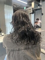 リラス 博多(rilas)&nbsp;ミディアム　ふわふわパーマ　クセ毛風