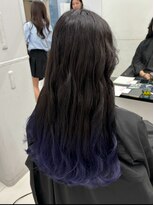 アライブ ハラジュク(ALIVE harajuku) 【ALIVE 夕貴】ブルーラベンダーグラデーションカラー