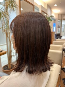 パステルアトリエドゥ(PASTEL ATELIER DEUX) ミディアム×エアリー感たっぷり外ハネスタイル