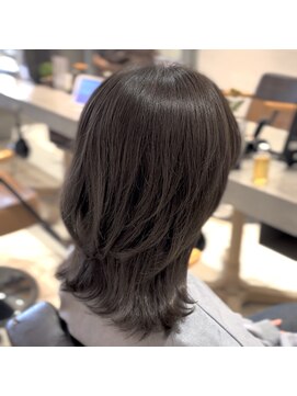 ヘアアンドメイク アース 入間店(HAIR&MAKE EARTH) ブリーチ無しグレージュ