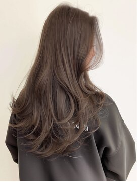 ラベスト キョウト(LOVEST) ロングレイヤー/アッシュベージュ/韓国風ヘア/レイヤーカット