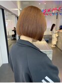 ボブ白髪染め白髪ぼかしブリーチなしダブルカラー下北沢