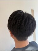 軽やかにキマる 大人のマッシュショート 清潔感/ビジネス