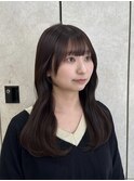 透明感カラー×顔周りカット/SHEERemu新越谷店