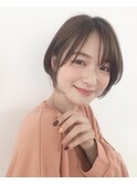 短くても女性らしさを失わない丸みのあるショート【小顔】