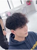 ツイストスパイラルパーマ/Vマッシュ