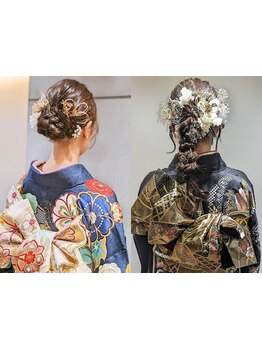 【新宿三丁目】2026年成人式・卒業式ご予約開始！着崩れしにくい着付けとトレンド感のあるヘアセット♪