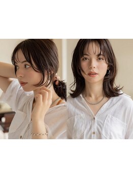 1mmの差に品格が宿る。結んでも美しい「顔周り」の似合わせで、大人の魅力を最大化します◎