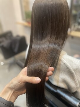 髪質改善トリートメントで朝の時短スタイル♪