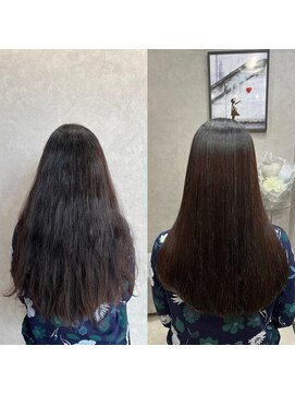 人気No.1の髪質改善ストレート