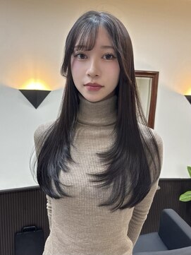 シクネ 新潟駅 万代(SHICUNE) 【新潟/万代】レイヤー　ロングレイヤー　顔まわりカット