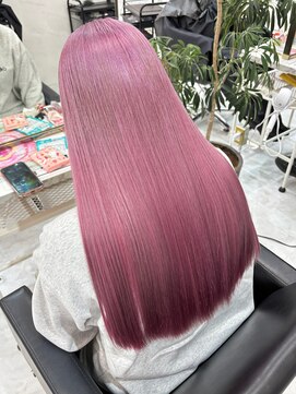 リル 溝の口(LiL) 】ピンクカラー【溝の口/ブリーチ/ダブルカラー/