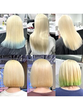 グロウ 渋谷西口(grow) 【渋谷】ブロンドヘアー6選／ホワイトブロンド